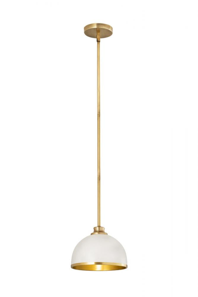 Z-Lite Lighting 1004P10-MW-RB Ceiling Light Fixture Traditional - Brass