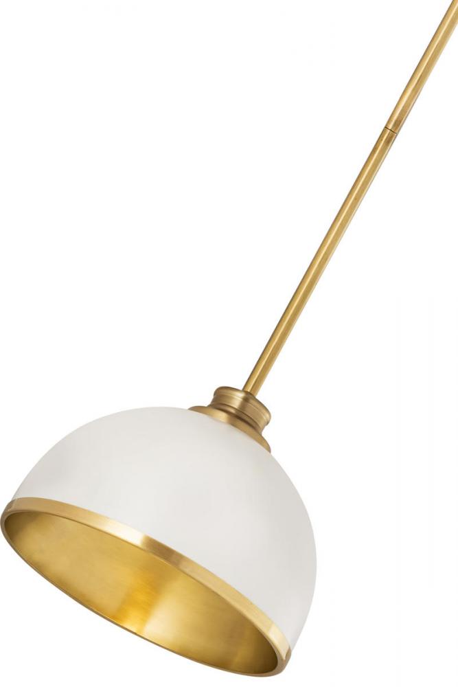 Z-Lite Lighting 1004P10-MW-RB Ceiling Light Fixture Traditional - Brass