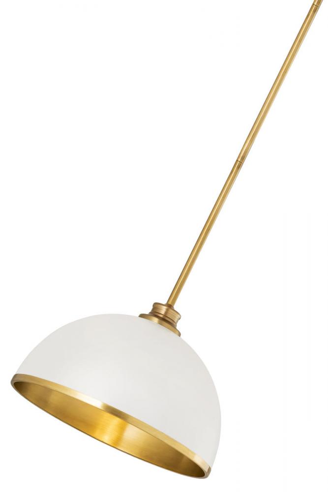 Z-Lite Lighting 1004P14-MW-RB Ceiling Light Fixture Traditional - Brass