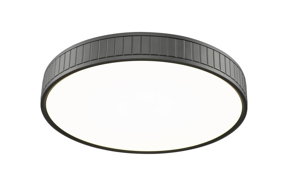 Z-Lite Lighting 1005F20-MB-LED Ceiling Light Fixture Contemporary - Black