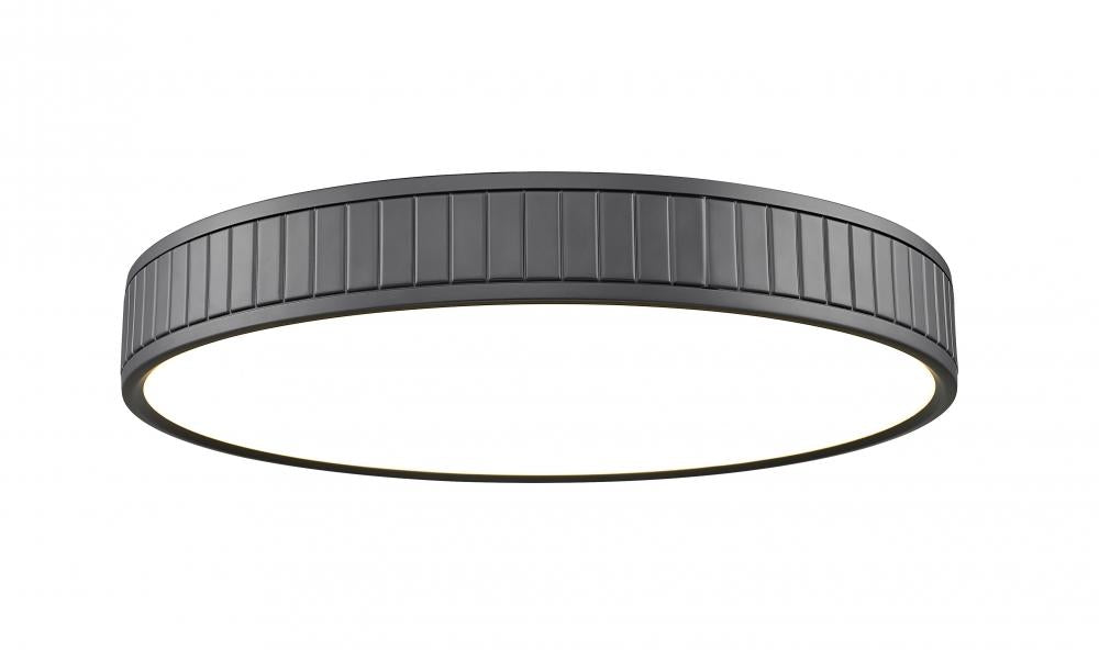 Z-Lite Lighting 1005F20-MB-LED Ceiling Light Fixture Contemporary - Black