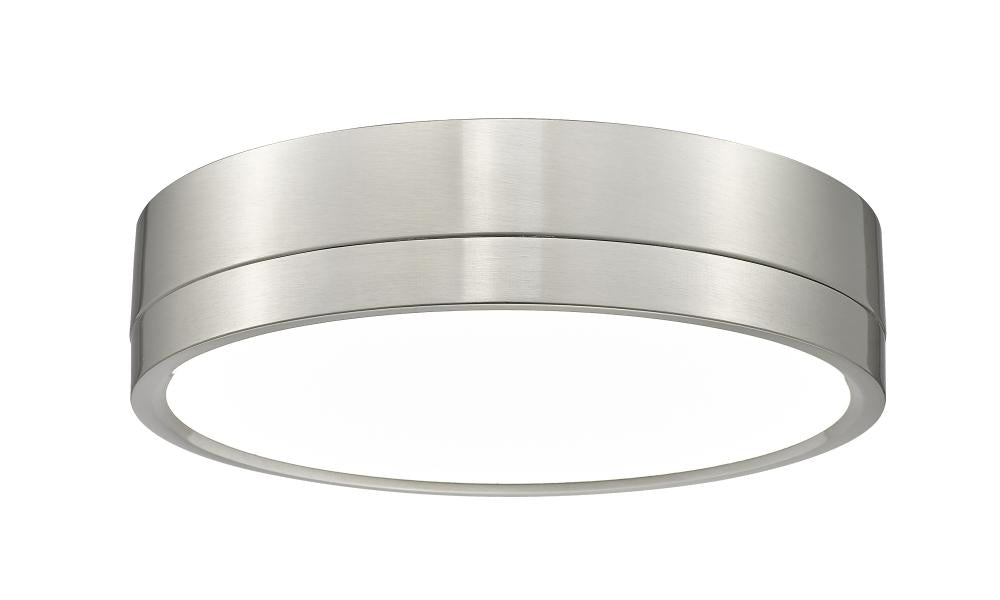 Z-Lite Lighting 1006F12-BN-LED Ceiling Light Fixture Contemporary - Nickel