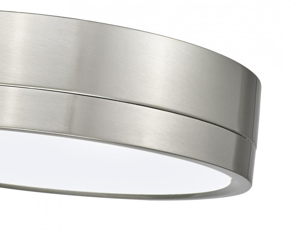 Z-Lite Lighting 1006F12-BN-LED Ceiling Light Fixture Contemporary - Nickel