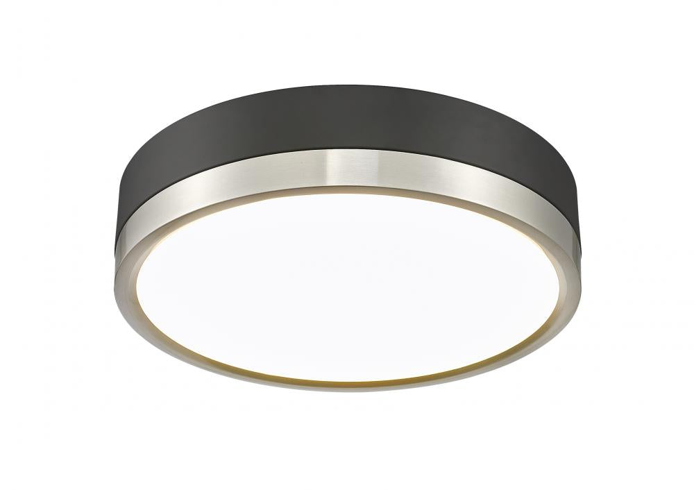 Z-Lite Lighting 1006F12-MB-BN-LED Ceiling Light Fixture Contemporary - Nickel