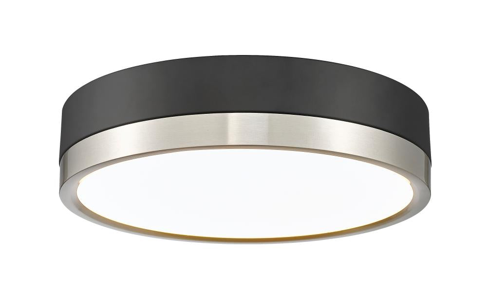 Z-Lite Lighting 1006F12-MB-BN-LED Ceiling Light Fixture Contemporary - Nickel