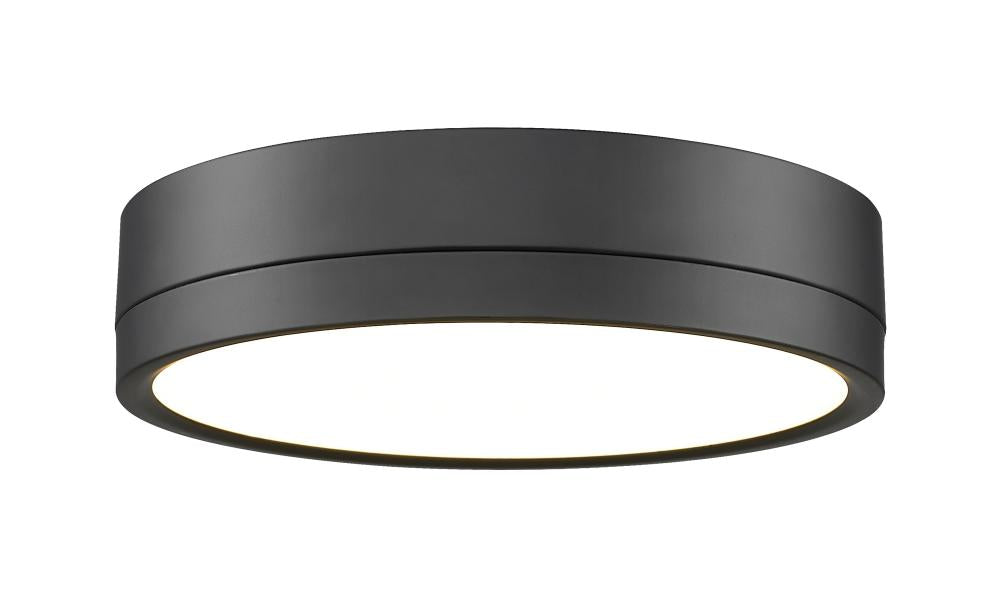 Z-Lite Lighting 1006F12-MB-LED Ceiling Light Fixture Contemporary - Black