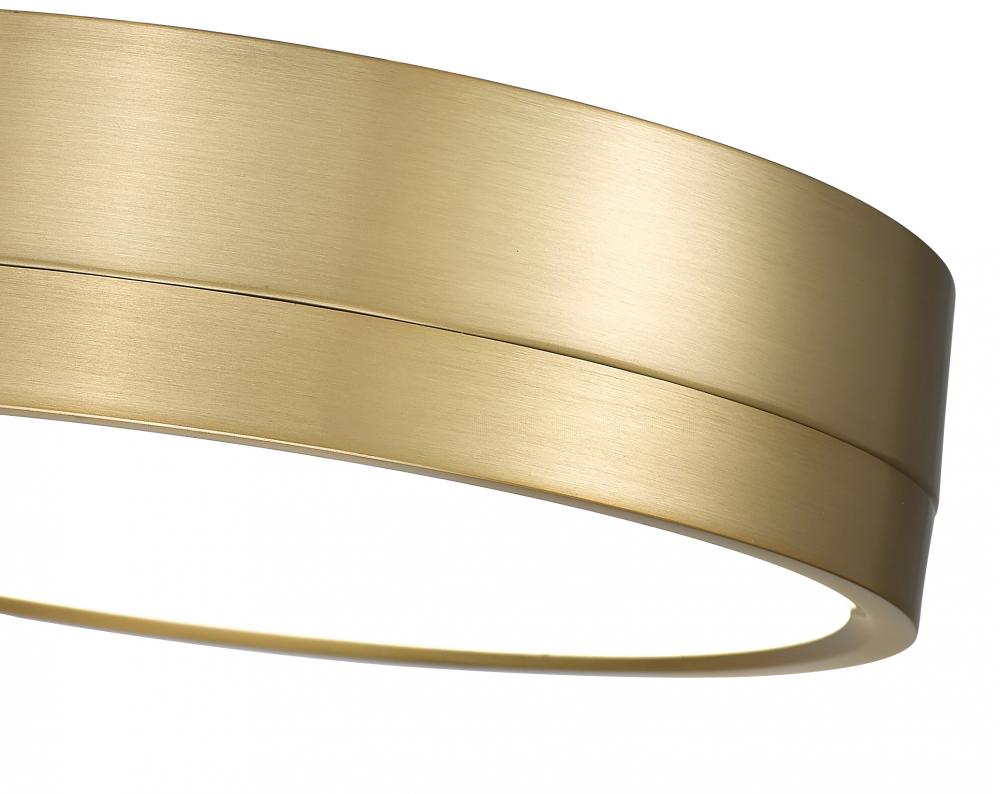 Z-Lite Lighting 1006F12-MGLD-LED Ceiling Light Fixture Contemporary - Gold