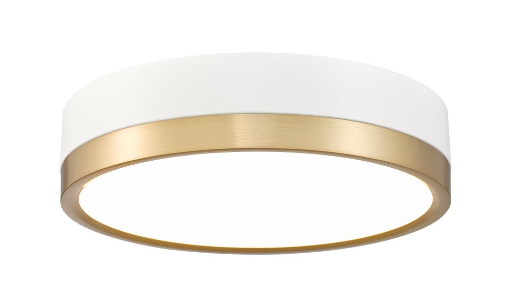 Z-Lite Lighting 1006F12-MW-MGLD-LED Ceiling Light Fixture Contemporary - Gold