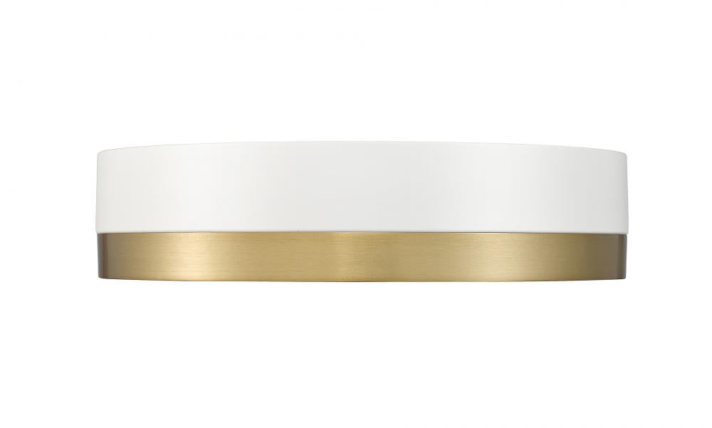 Z-Lite Lighting 1006F12-MW-MGLD-LED Ceiling Light Fixture Contemporary - Gold