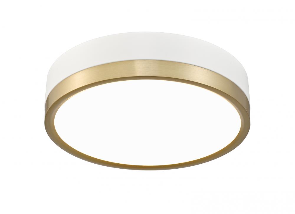 Z-Lite Lighting 1006F12-MW-MGLD-LED Ceiling Light Fixture Contemporary - Gold