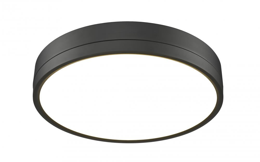 Z-Lite Lighting 1006F16-MB-LED Ceiling Light Fixture Contemporary - Black