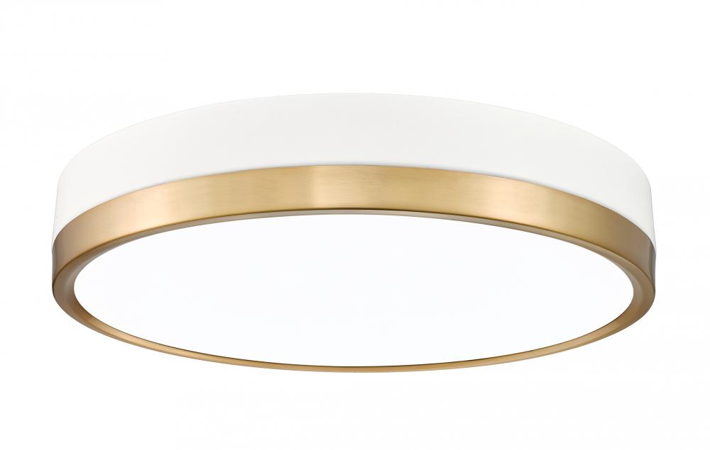 Z-Lite Lighting 1006F16-MW-MGLD-LED Ceiling Light Fixture Contemporary - Gold