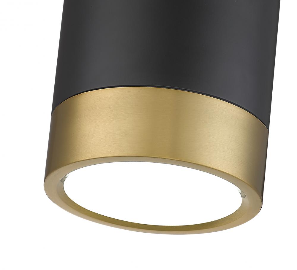 Z-Lite Lighting 1006F6-MB-MGLD-LED Ceiling Light Fixture Contemporary - Gold