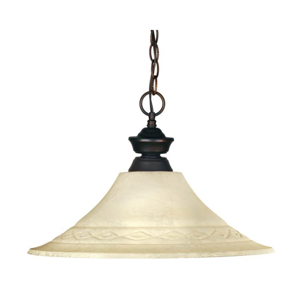 Z-Lite Lighting 100701OB-FGM16 Ceiling Light Fixture - Bronze