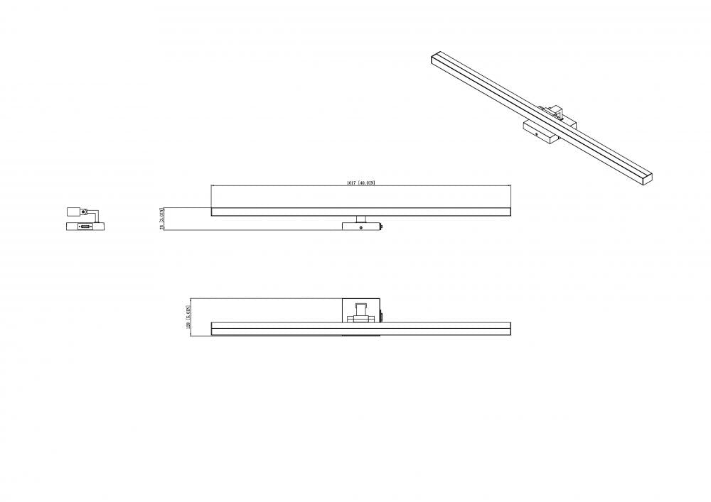 Z-Lite Lighting 1009-40W-BN-LED Bathroom Fixture Contemporary - Nickel