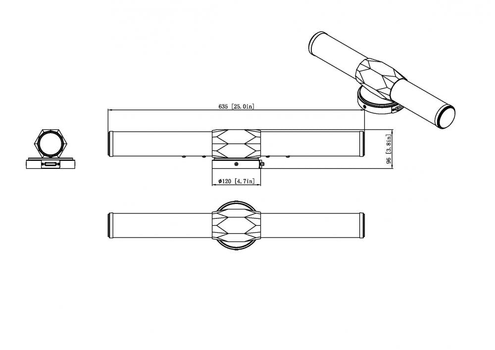 Z-Lite Lighting 1010-25W-BN-LED Bathroom Fixture Contemporary - Nickel