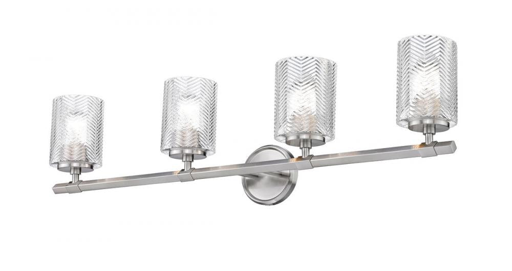 Z-Lite Lighting 1934-4V-BN Bathroom Fixture Traditional - Nickel