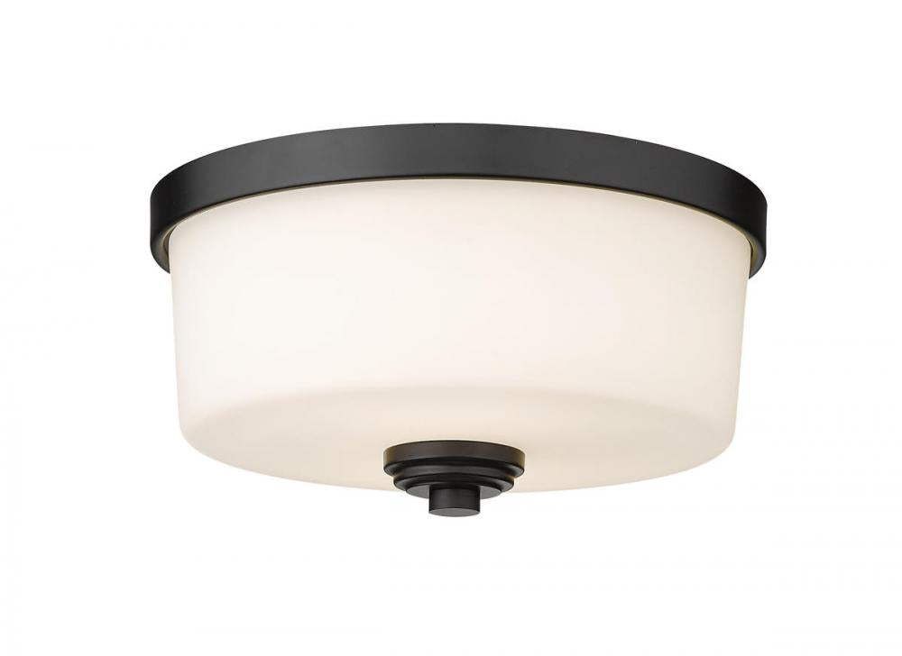 Z-Lite Lighting 220F2-MB Ceiling Light Fixture Transitional - Black