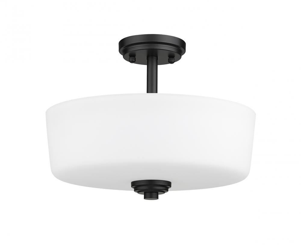 Z-Lite Lighting 220SF3-MB Ceiling Light Fixture Transitional - Black