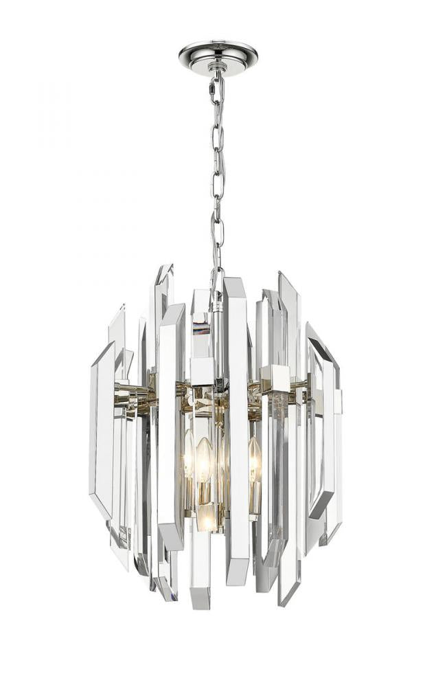 Z-Lite Lighting 4006-4PN Chandelier Contemporary - Nickel