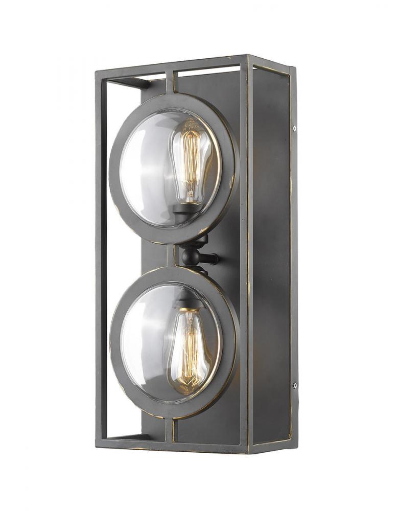 Z-Lite Lighting 448-2S-OB Wall Light Fixture Contemporary - Bronze