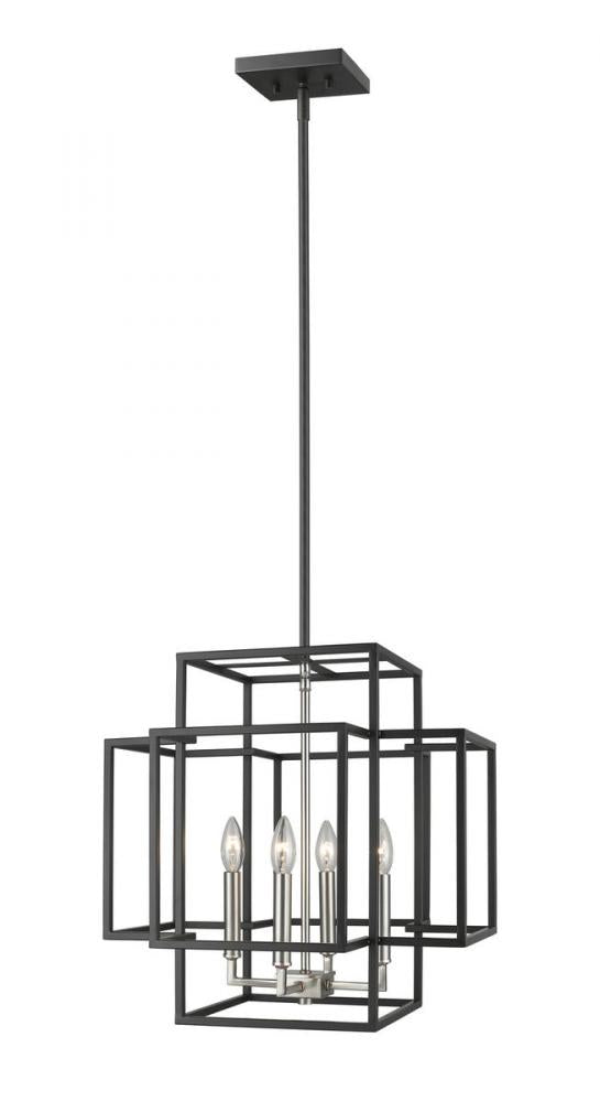 Z-Lite Lighting 454-18BK-BN Chandelier Contemporary - Nickel