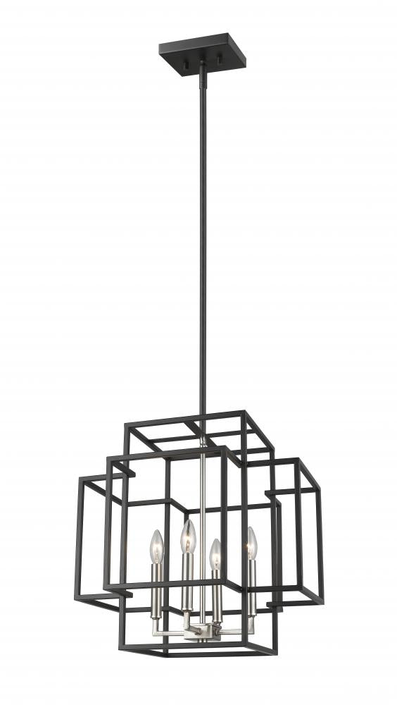 Z-Lite Lighting 454-18BK-BN Chandelier Contemporary - Nickel