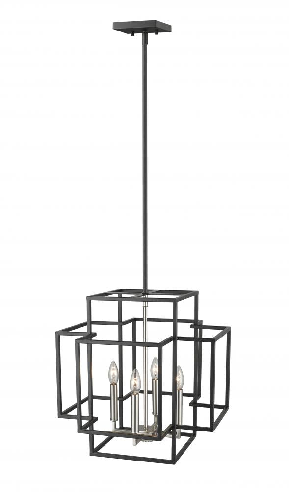 Z-Lite Lighting 454-18BK-BN Chandelier Contemporary - Nickel