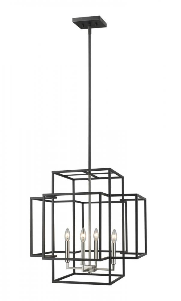 Z-Lite Lighting 454-22BK-BN Chandelier Contemporary - Nickel