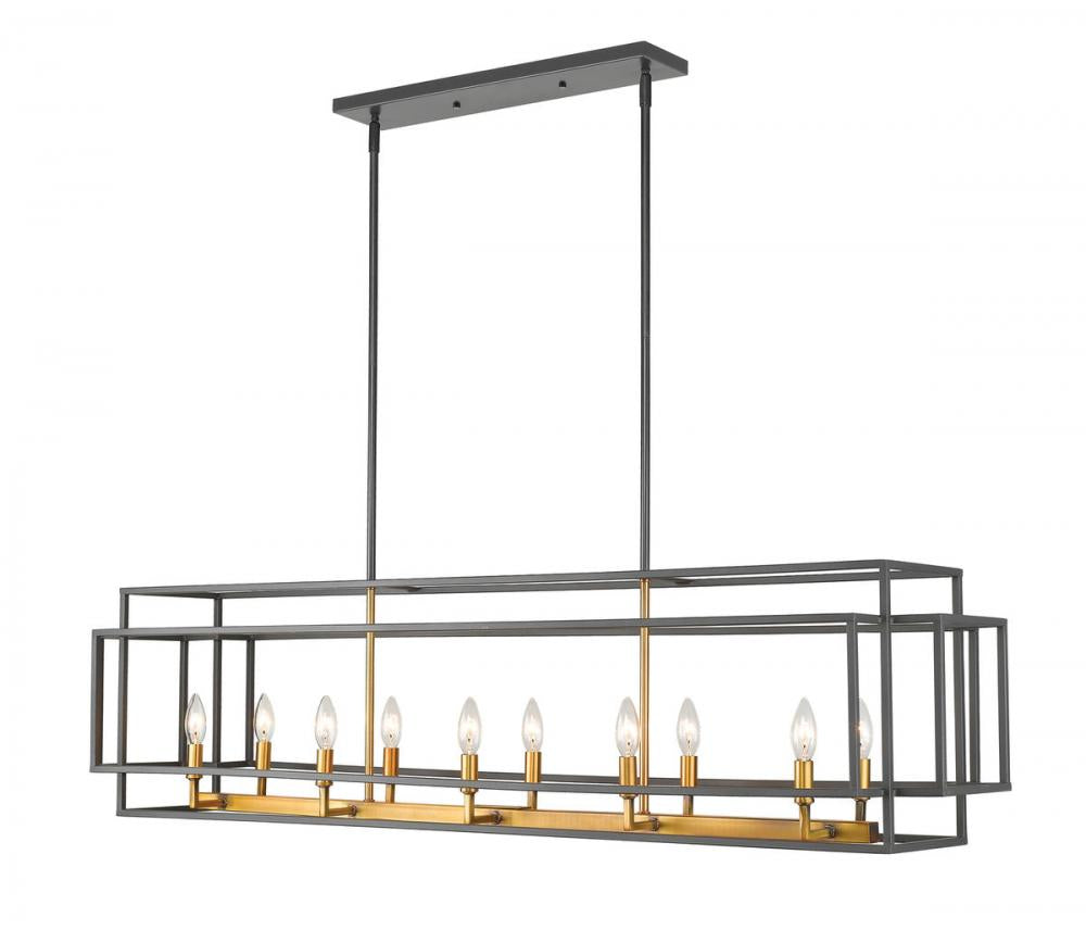 Z-Lite Lighting 454-54L-BRZ-OBR Chandelier Contemporary - Brass