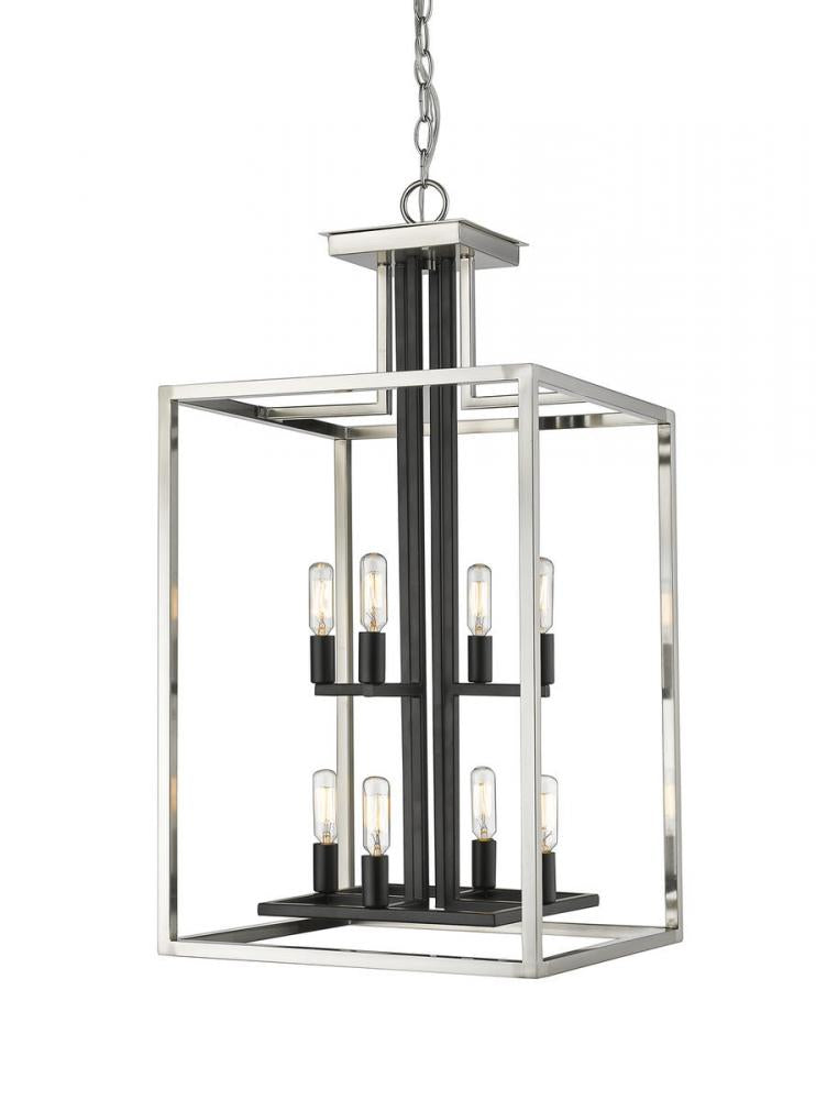 Z-Lite Lighting 456-8BN-BK Chandelier Contemporary - Nickel