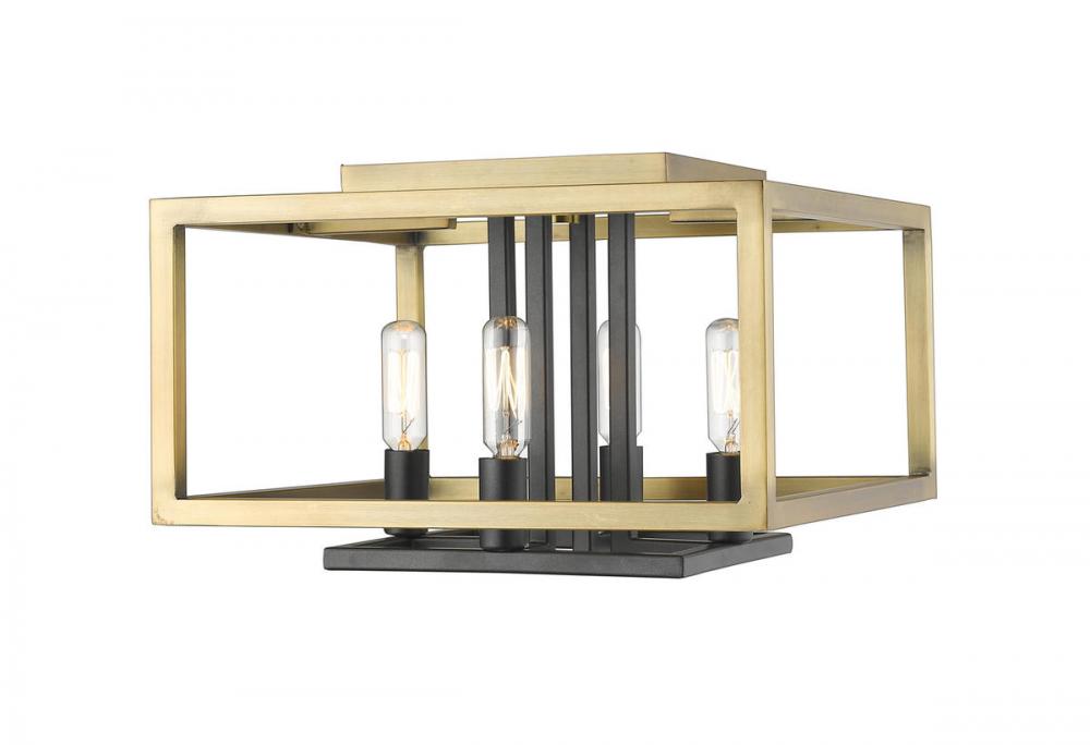 Z-Lite Lighting 456F-OBR-BRZ Ceiling Light Fixture Contemporary - Brass