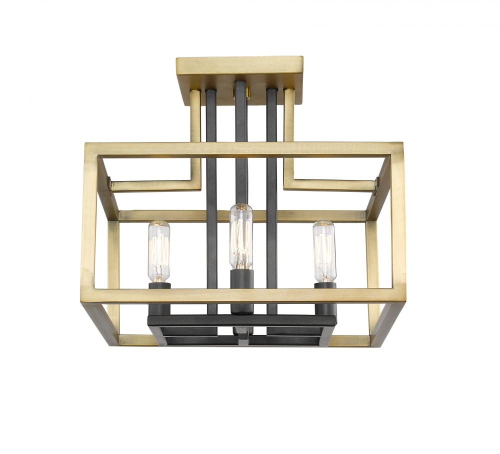 Z-Lite Lighting 456SF-OBR-BRZ Ceiling Light Fixture Contemporary - Brass