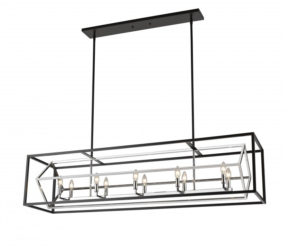 Z-Lite Lighting 457-10L-CH-MB Chandelier Contemporary - Chrome