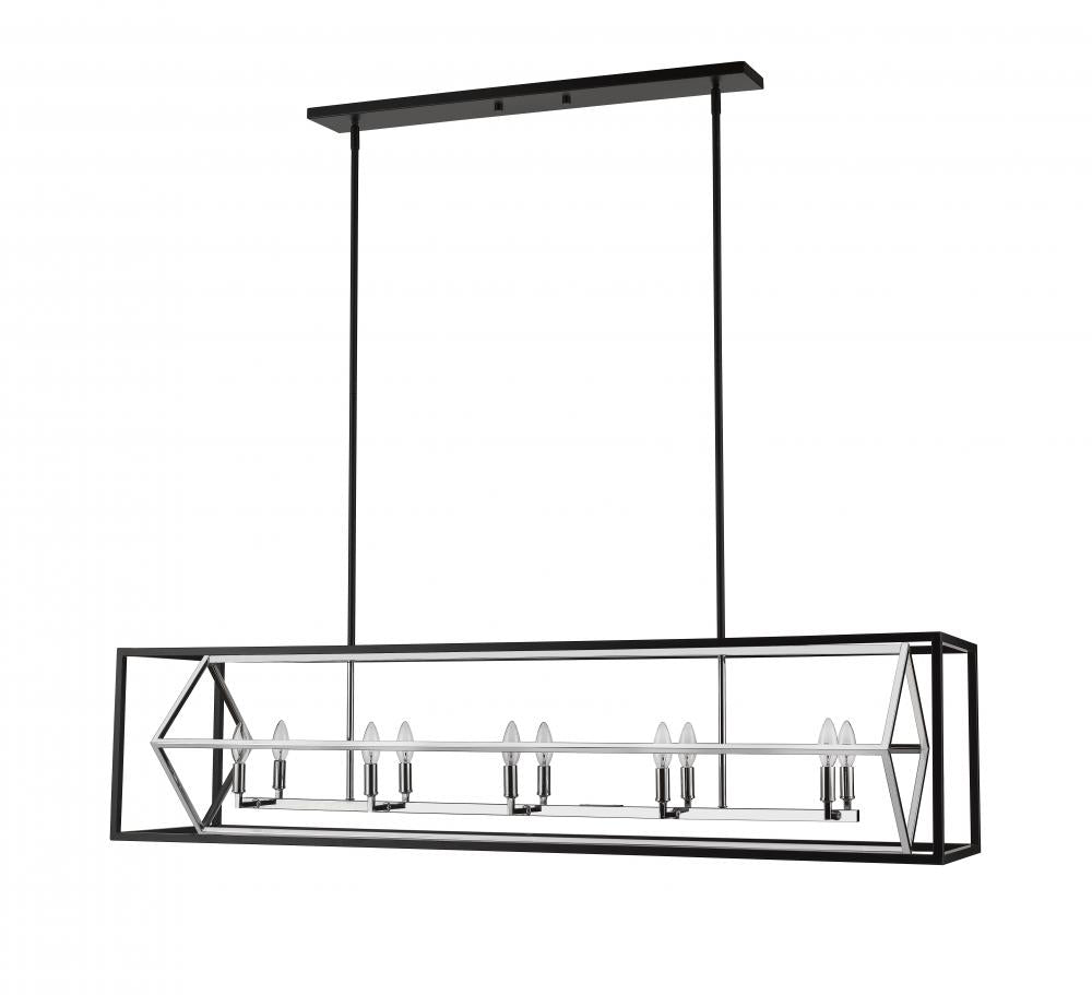 Z-Lite Lighting 457-10L-CH-MB Chandelier Contemporary - Chrome