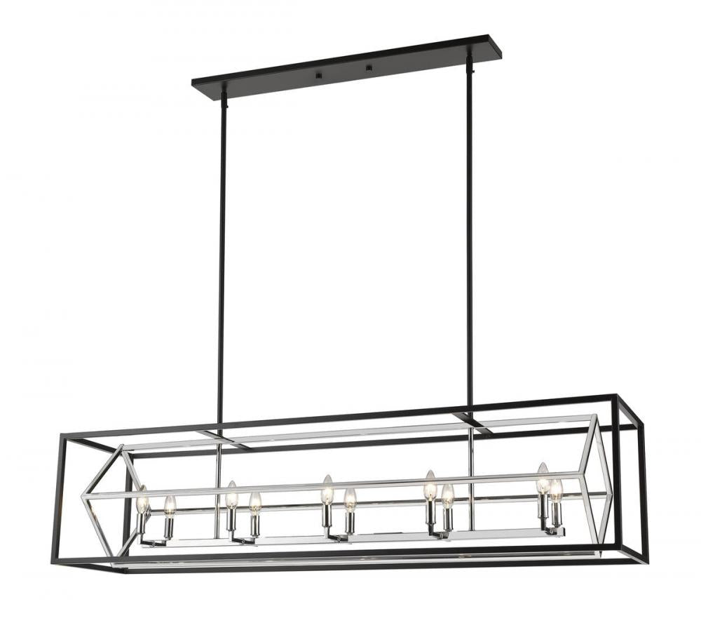 Z-Lite Lighting 457-10L-CH-MB Chandelier Contemporary - Chrome