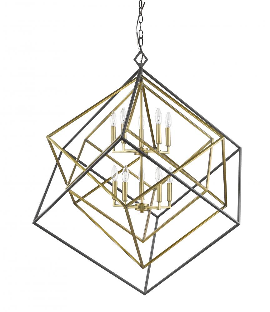 Z-Lite Lighting 457-10OBR-BRZ Chandelier Contemporary - Brass