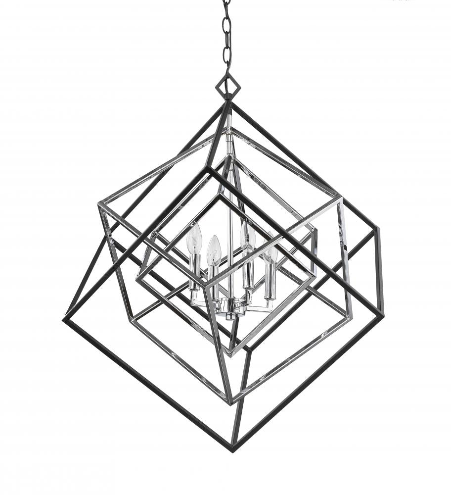 Z-Lite Lighting 457-4CH-MB Chandelier Contemporary - Chrome