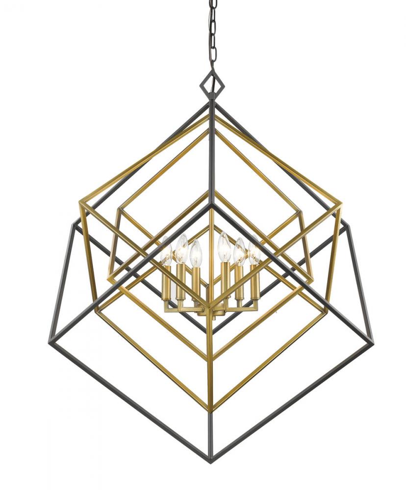 Z-Lite Lighting 457-6OBR-BRZ Chandelier Contemporary - Brass