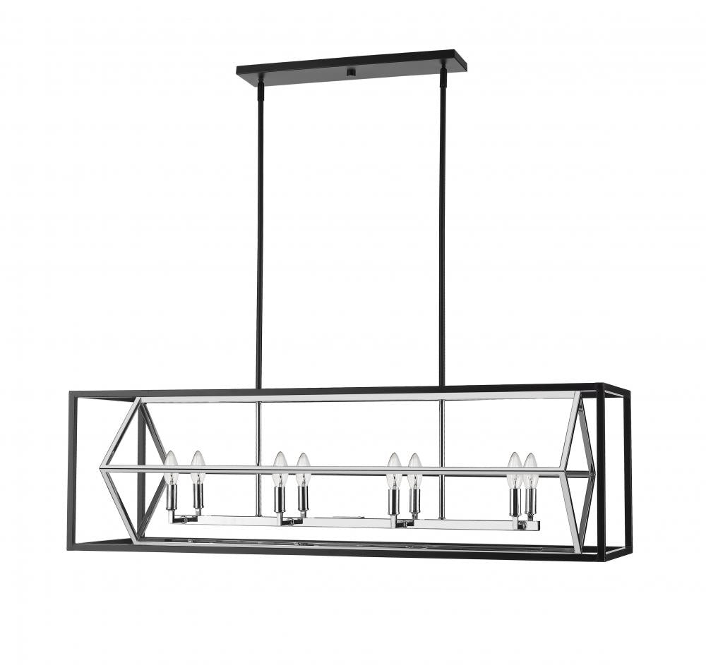 Z-Lite Lighting 457-8L-CH-MB Chandelier Contemporary - Chrome