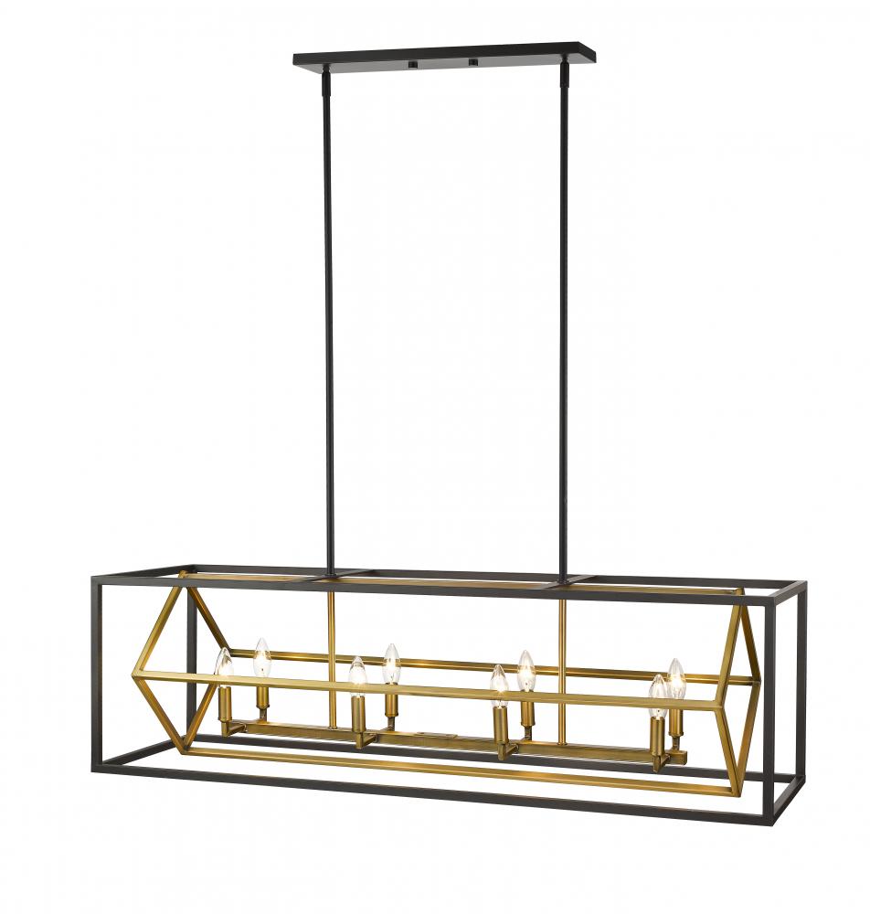 Z-Lite Lighting 457-8L-OBR-BRZ Chandelier Contemporary - Brass