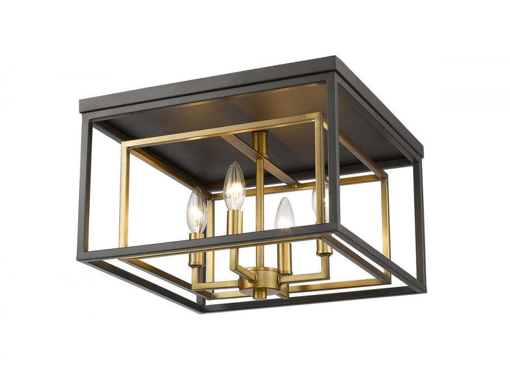 Z-Lite Lighting 457F-OBR-BRZ Ceiling Light Fixture Contemporary - Brass