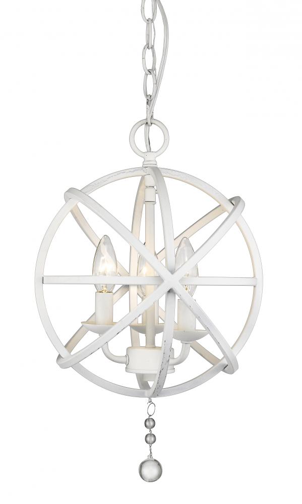 Z-Lite Lighting 458-12MW Chandelier Contemporary - White