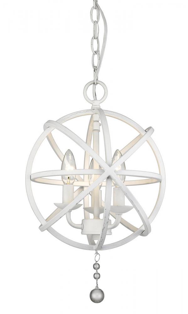 Z-Lite Lighting 458-12MW Chandelier Contemporary - White