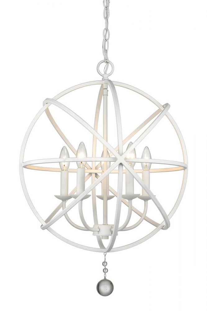 Z-Lite Lighting 458-20MW Chandelier Contemporary - White