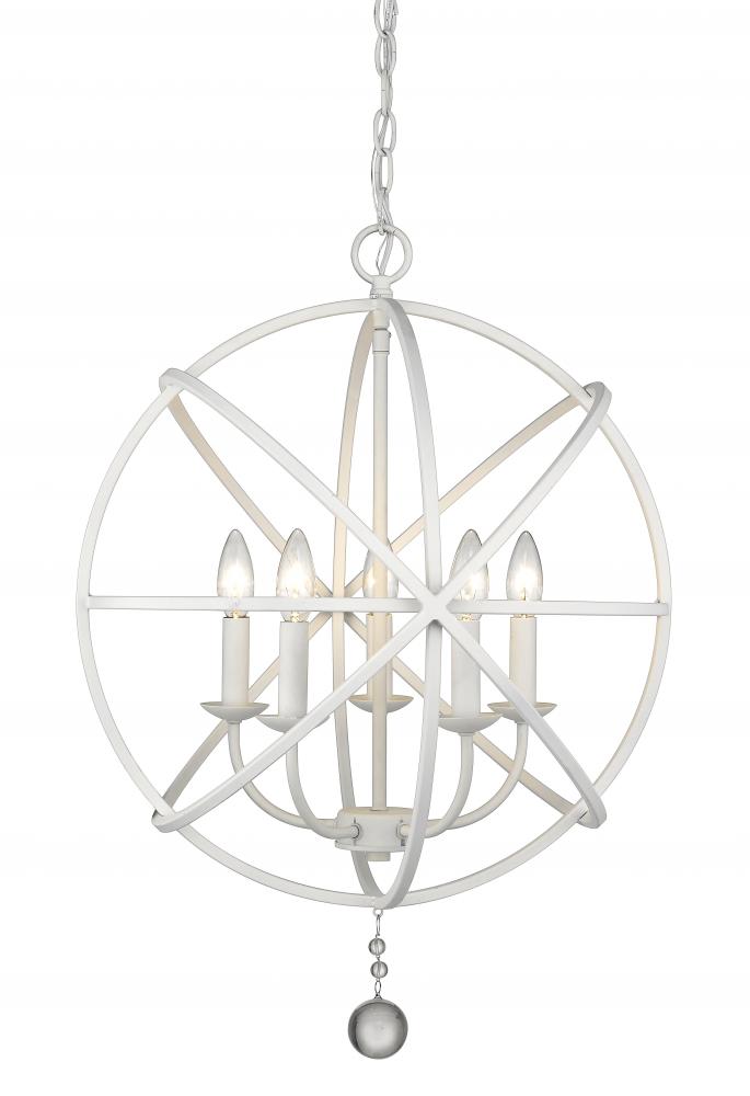 Z-Lite Lighting 458-20MW Chandelier Contemporary - White