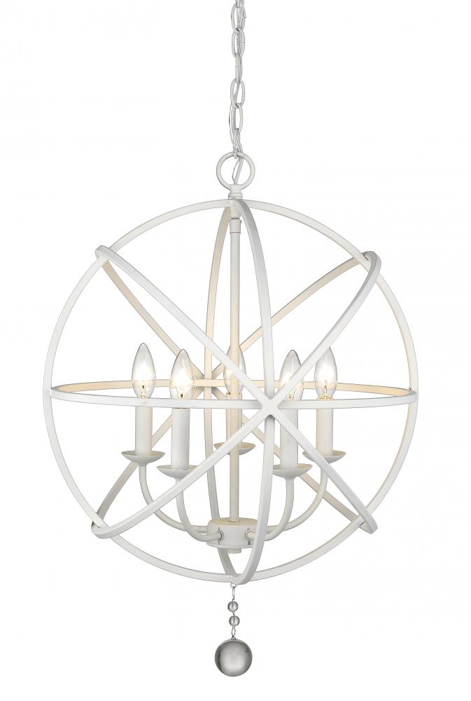 Z-Lite Lighting 458-20MW Chandelier Contemporary - White