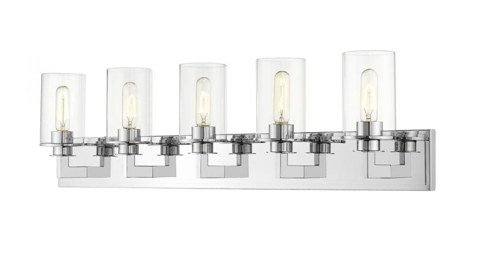 Z-Lite Lighting 462-5V-CH Bathroom Fixture Traditional - Chrome