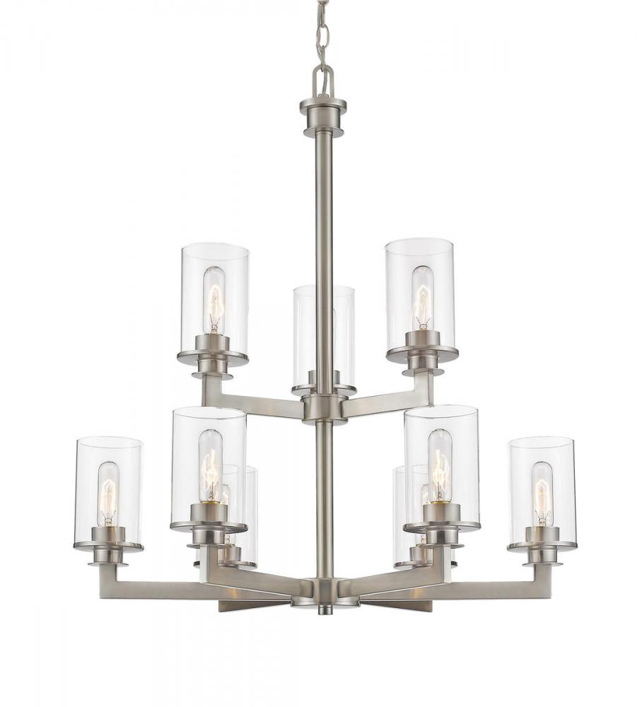 Z-Lite Lighting 462-9BN Chandelier Traditional - Nickel