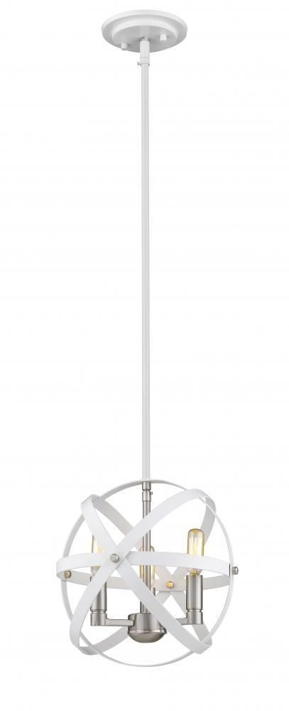 Z-Lite Lighting 463-12HWH-BN Chandelier Restoration - Nickel